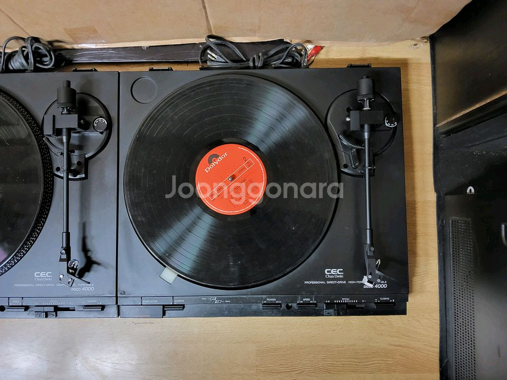 CEC LP 턴테이블 DISCO 4000 2대 ( 앰프--6