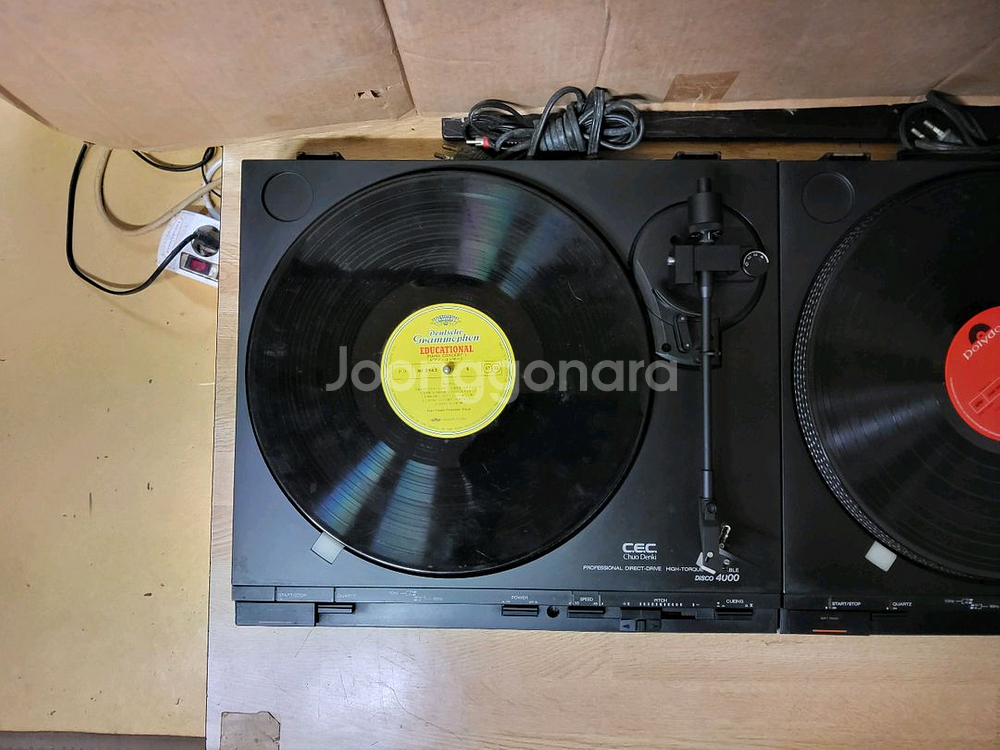CEC LP 턴테이블 DISCO 4000 2대 ( 앰프--5