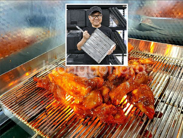 특허등록된 파워불판3번 불날개.불족발.석쇠불고기 불향--0