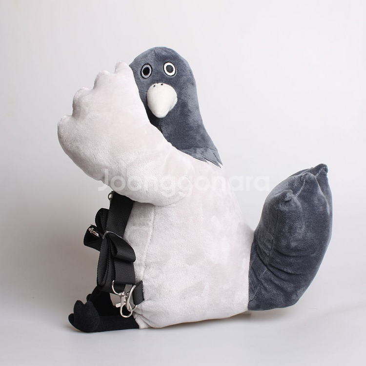 짐승친구들 짐친 새대갈 백팩 가방 인형 새제품 34Cm--0