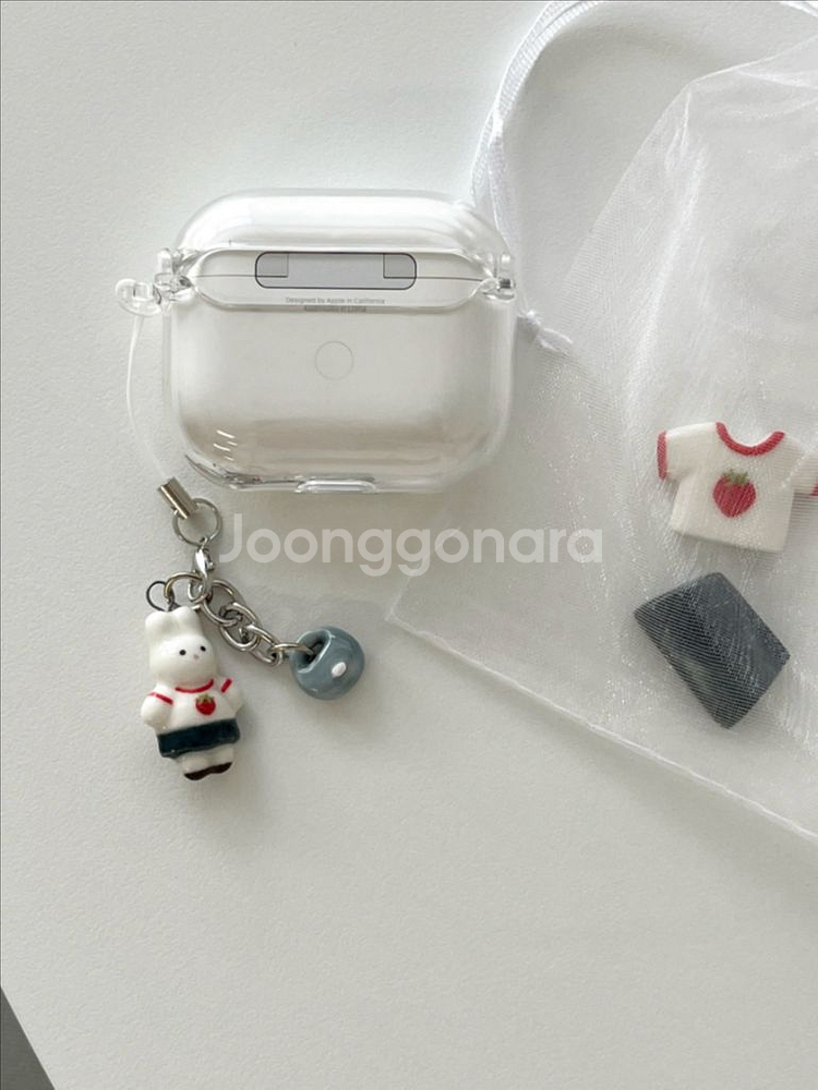 플로디 스튜디오 토끼 룩북 키링--3