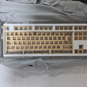 EO87 R2 WK 투명 아크릴 커스텀 키보드