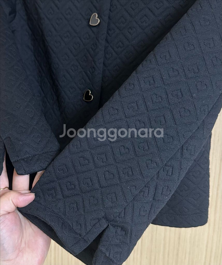 로엠걸즈가디건 로엠걸즈자켓 하트자켓 누빔자켓 140--3