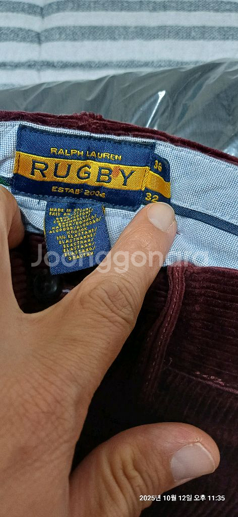 폴로 럭비, 폴로 / 코듀로이 팬츠 36사이즈--0