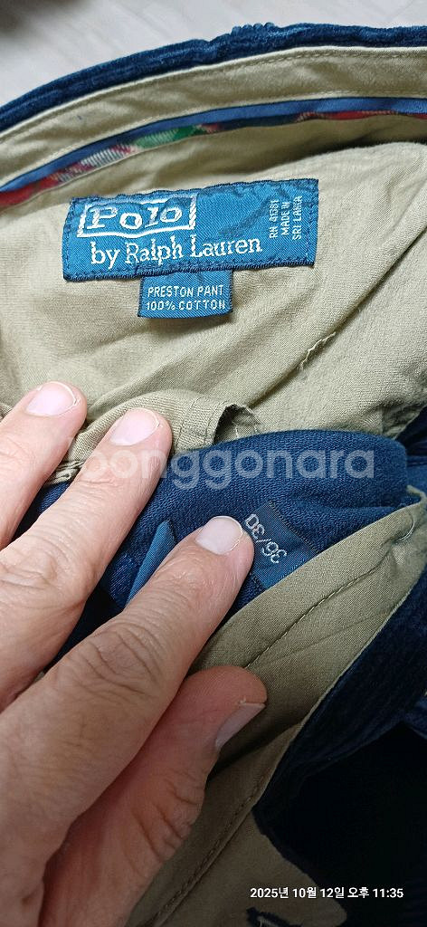 폴로 럭비, 폴로 / 코듀로이 팬츠 36사이즈--2