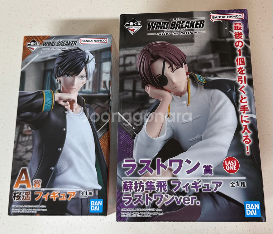 (일괄)윈브레 제일복권 A상 사쿠라&라스트원 스오피규어--0