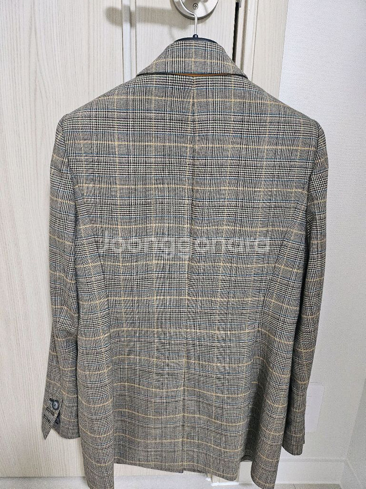 제시뉴욕 체크 자켓 66사이즈--1