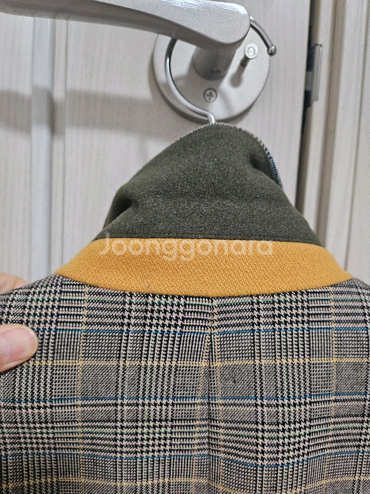 제시뉴욕 체크 자켓 66사이즈--2