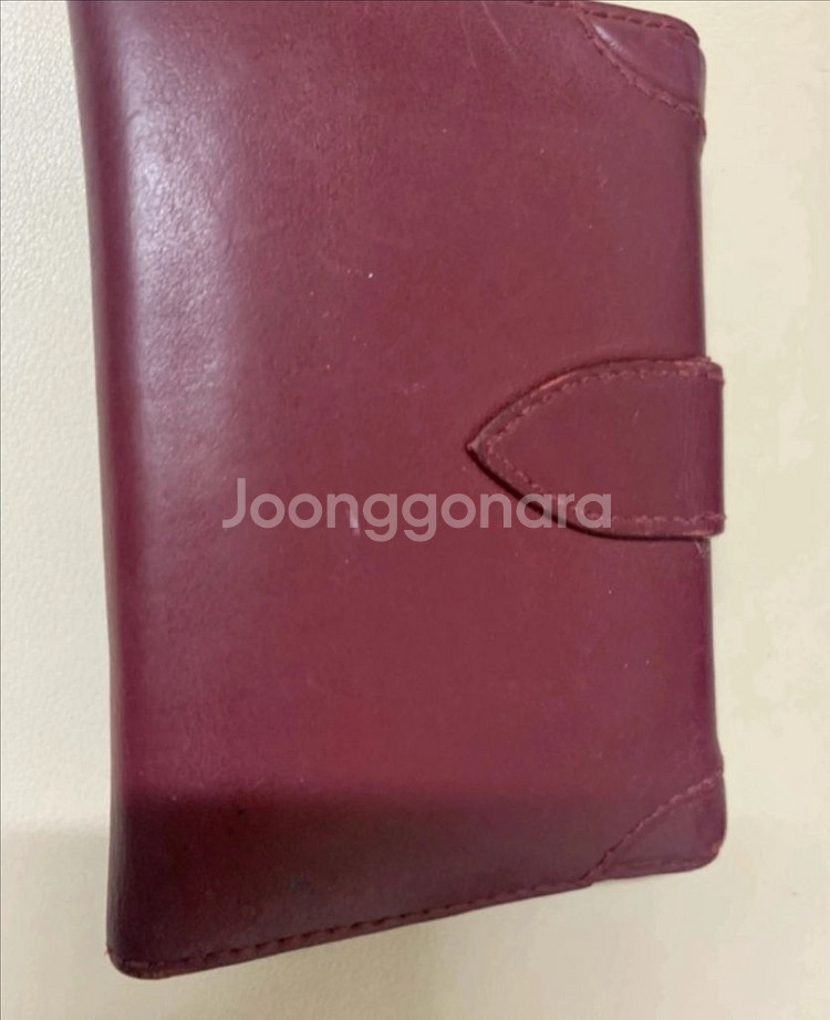페라가모 버건디 카드 지갑--3