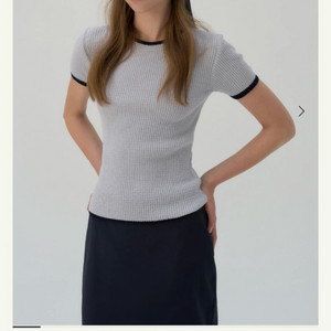 시에 리즈 라인 니트 베이비블루s(택달린 새상품)