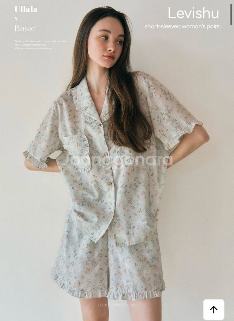 울랄라파자마 잠옷 셋업(새상품)--0