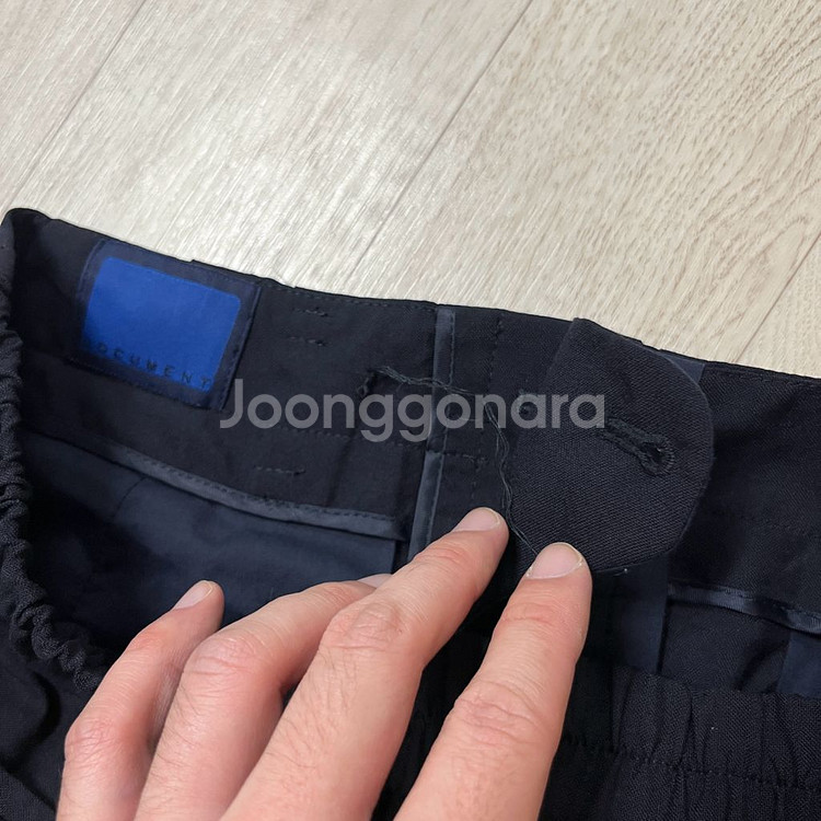 [M]도큐먼트 울 와이드 & 이지 트라우저--8
