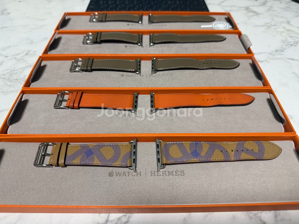애플워치 에르메스 스트랩 에뚜브(에토프), 오랑쥬--1