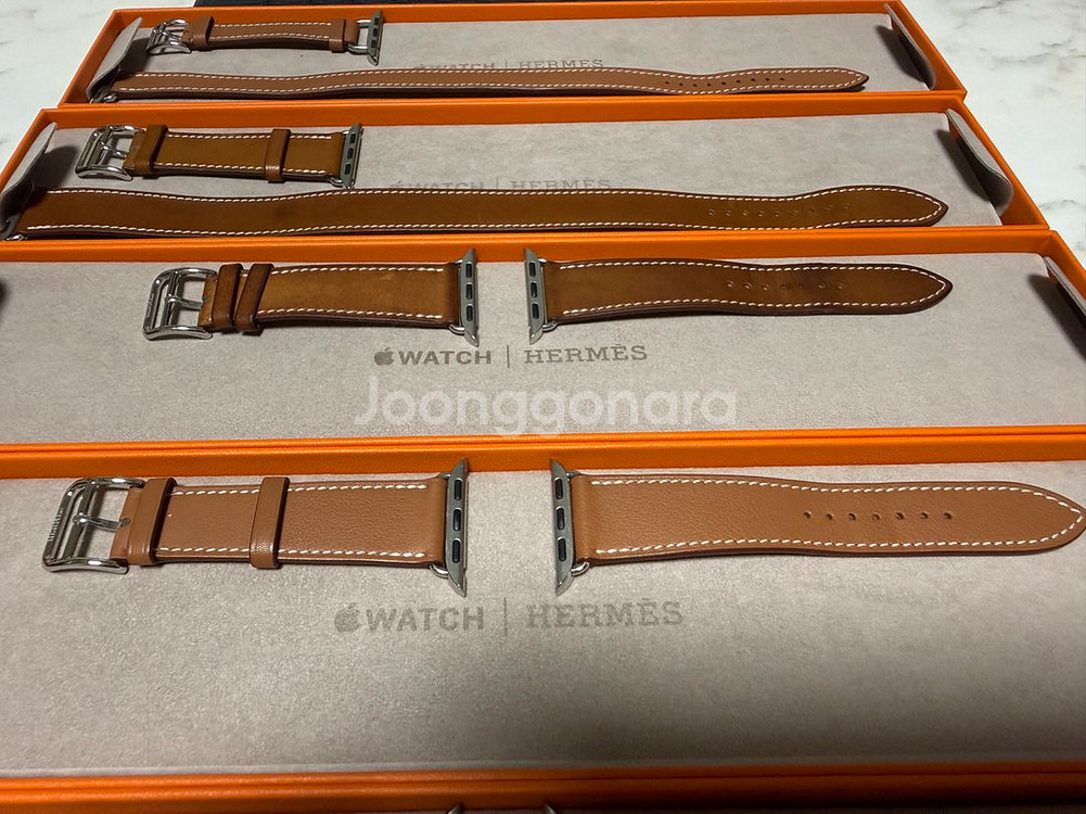 애플워치 에르메스 더블투어, 포브, 골드, 죤도르 싱글--2