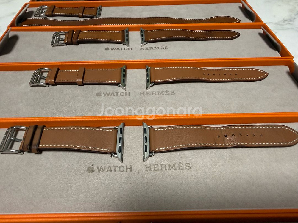 애플워치 에르메스 더블투어, 포브, 골드, 죤도르 싱글--3