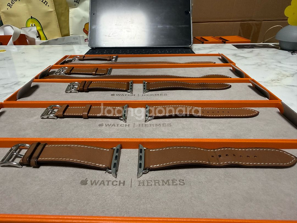애플워치 에르메스 더블투어, 포브, 골드, 죤도르 싱글--4