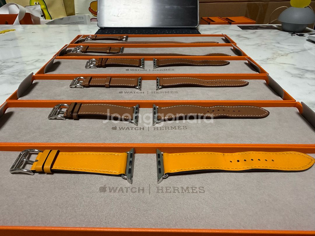애플워치 에르메스 더블투어, 포브, 골드, 죤도르 싱글--5