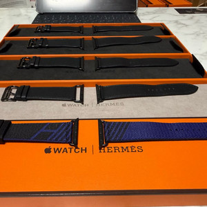 애플워치 에르메스 스트랩 느와르 점핑, 느아르 아뜰라주
