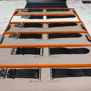 애플워치 에르메스 스트랩 누아 킬림, 에벤느, 누아 디