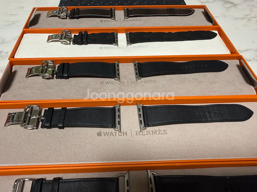 애플워치 에르메스 스트랩 누아 킬림, 에벤느, 누아 디--2