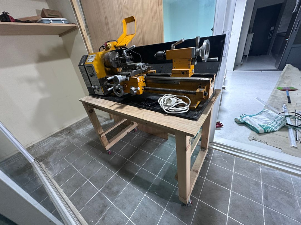 밀링 선반 소형 공작기계 팔아요 이미지