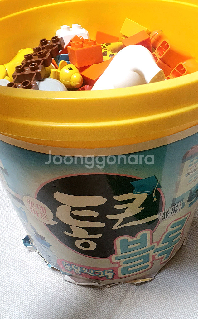 레고 듀플로 호환 롯데마트 통큰블럭 동물친구들--1