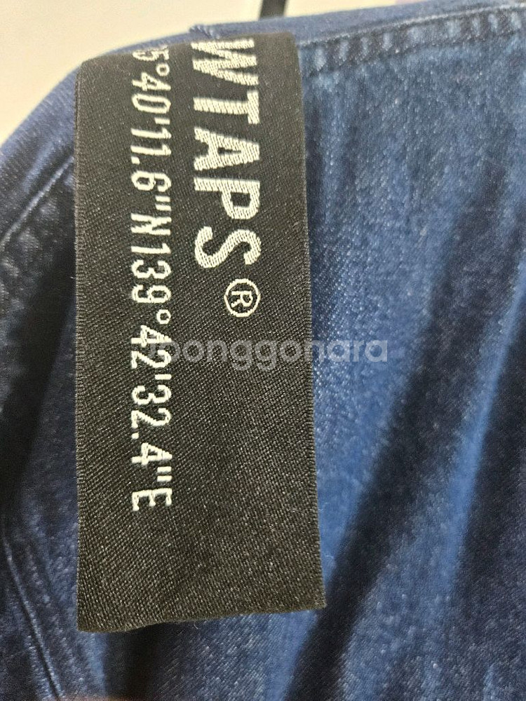 [M]22AW 더블탭스 jfw-04 자켓 인디고--6