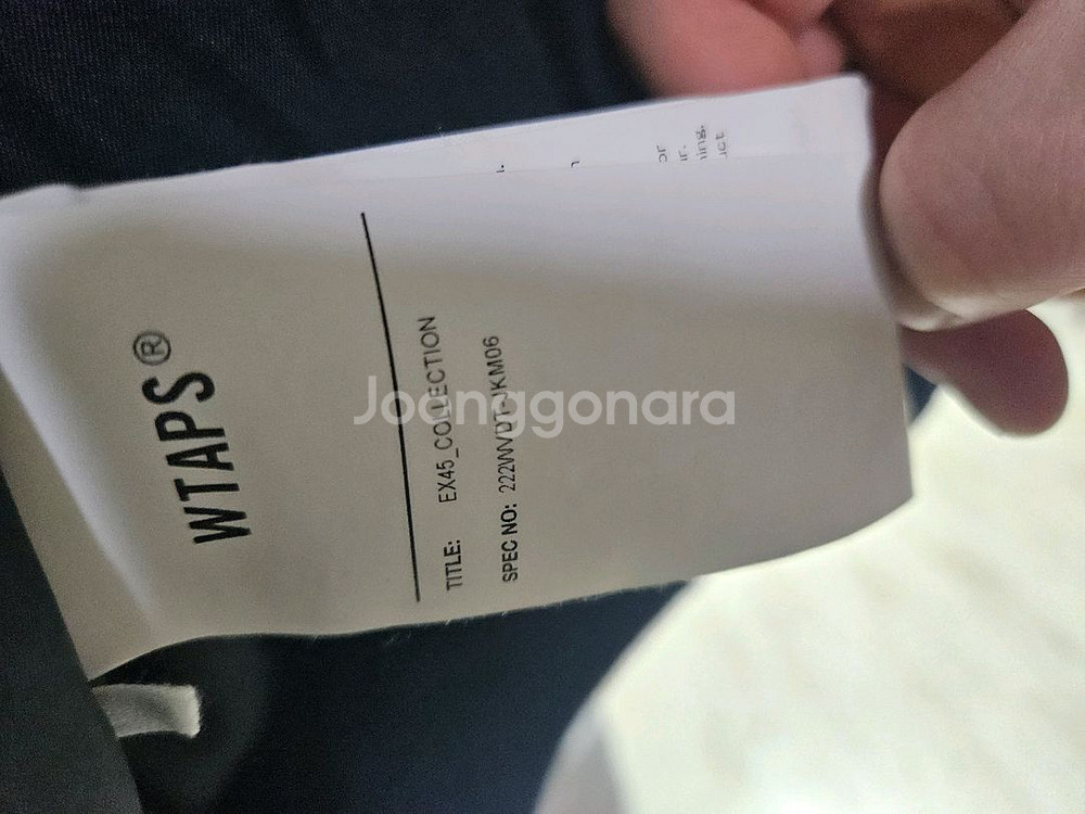 [M]22AW 더블탭스 jfw-04 자켓 인디고--8