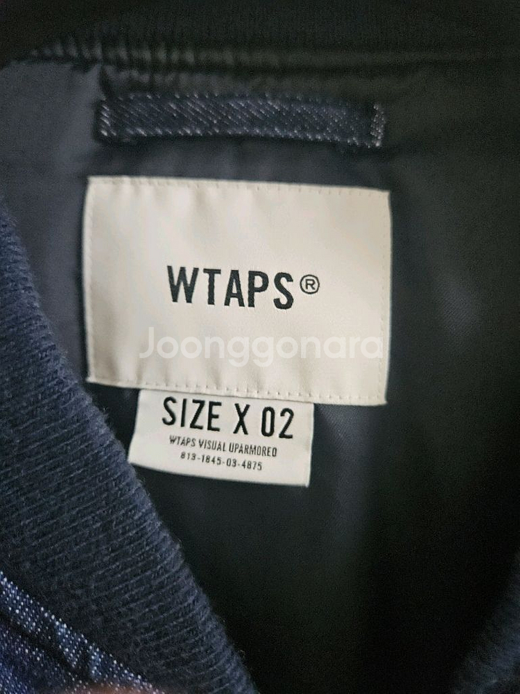 [M]22AW 더블탭스 jfw-04 자켓 인디고--7