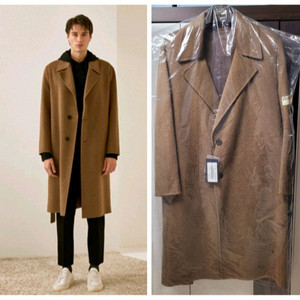 (새상품) 마에스트로 남성 캐시미어 로브 코트 100