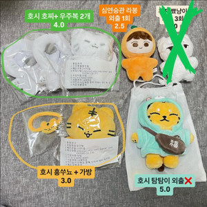 세븐틴 호시 인형 호찌 홍쑤뇨 탐탐이 아티메 심연승관