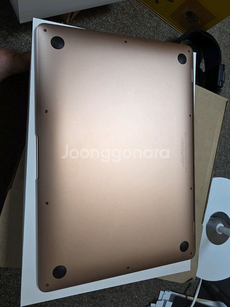 MacBook Air M1 골드 512gb 16g 풀박--3