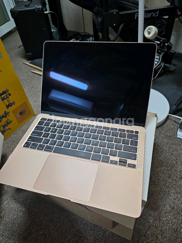 MacBook Air M1 골드 512gb 16g 풀박--5