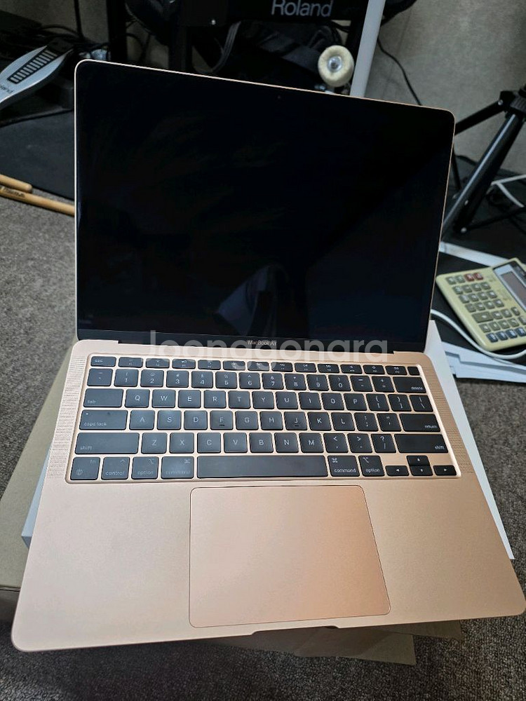 MacBook Air M1 골드 512gb 16g 풀박--4