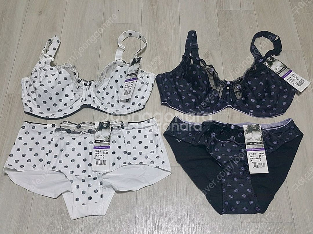 상콤 고야토트 브라팬티 2세트 80F/36DD<미착용--1