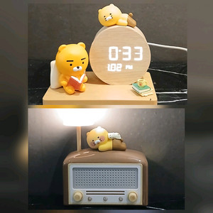 카카오프렌즈 블루투스 스피커/탁상시계 일괄로 팝니다