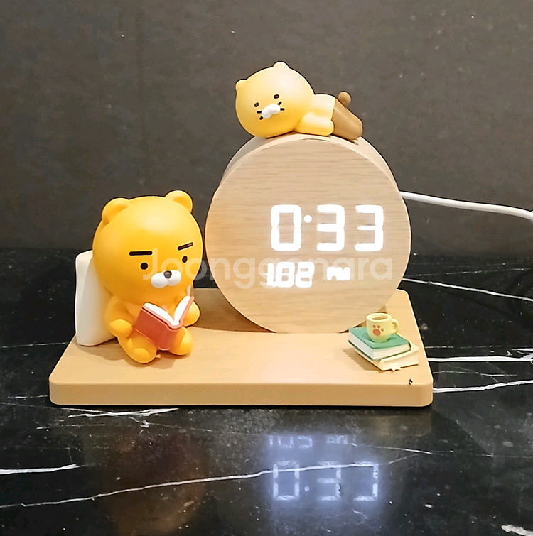 카카오프렌즈 블루투스 스피커/탁상시계 일괄로 팝니다--7