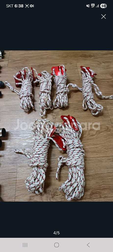 타프폴대 스트링 삼각스토퍼2회사용--3