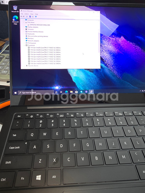삼성갤럭시북 프로 13인치 i7/16GB/512GB--0