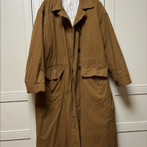 메종드쥬 카키 롱 아우터