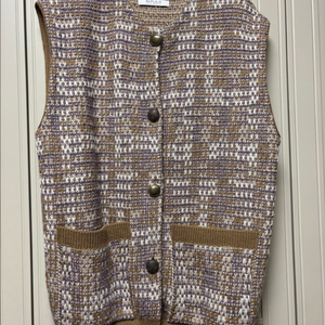 리플레인 트위드 베스트