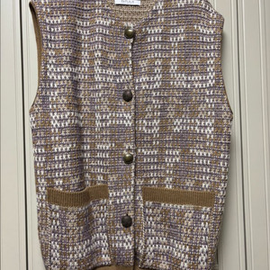 리플레인 트위드 베스트