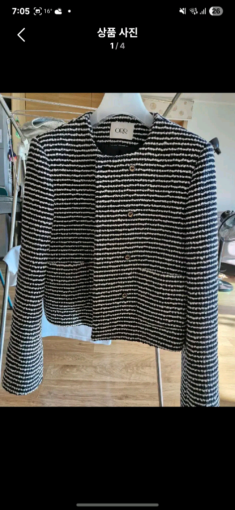 오르 orr 더블블랜드 트위드 자켓 이미지