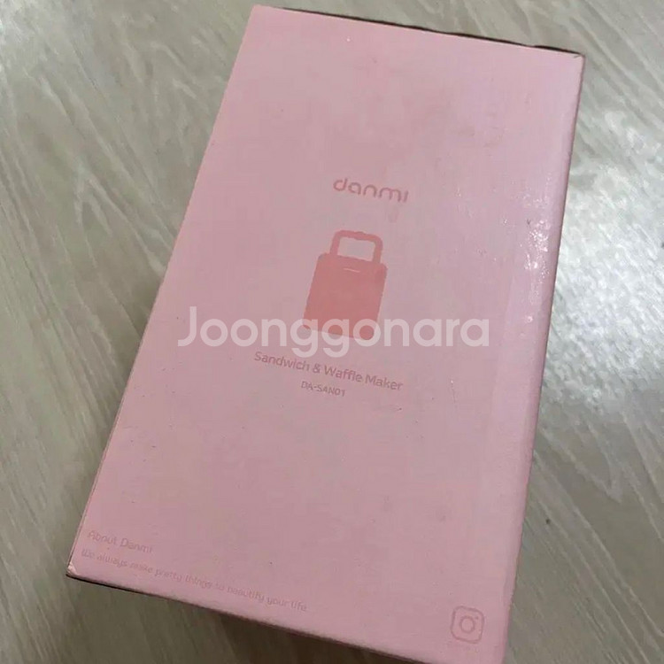 단미 와플 샌드위치 메이커 DA-SAN01 새상품--1