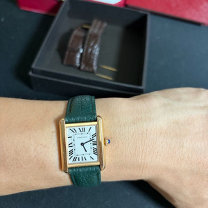 까르띠에 탱크솔로금통 로즈골드 스몰