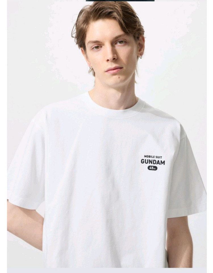 새제품)유니클로 기동전사건담45주년티셔츠 xl--2