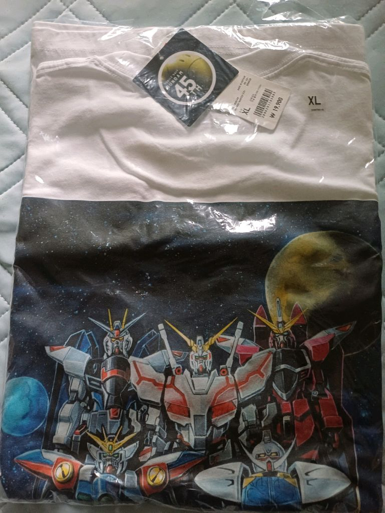 새제품)유니클로 기동전사건담45주년티셔츠 xl--4