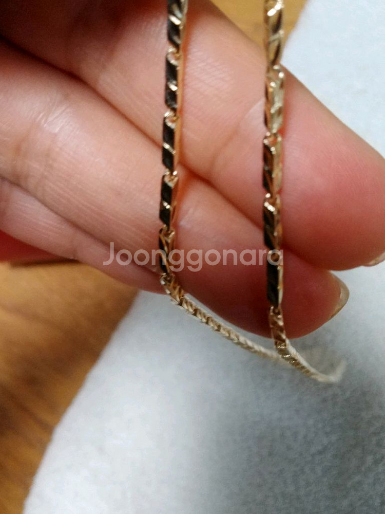 14k목걸이옐로우45cm화이트42cm--9