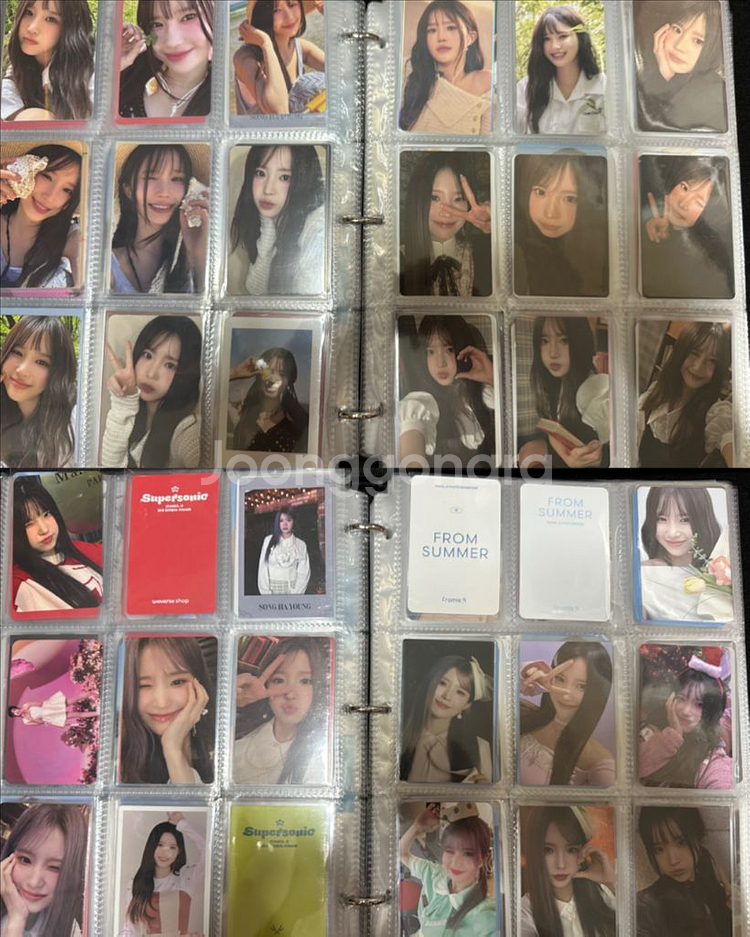 프로미스나인 송하영 데뷔~슈퍼소닉 포토카드--1