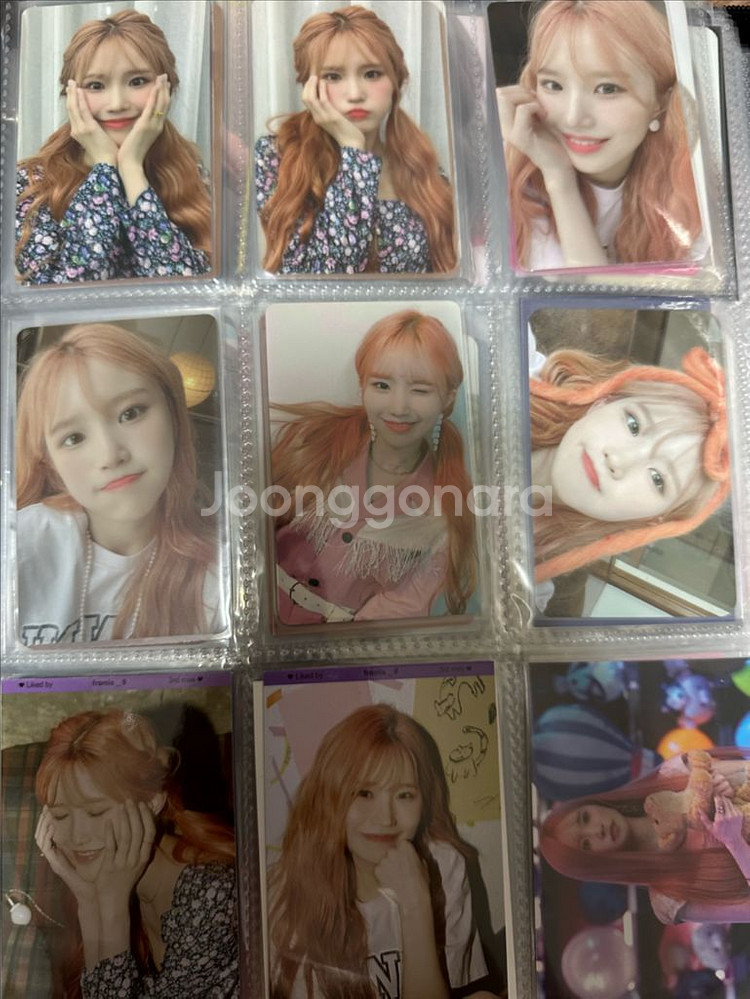 프로미스나인 송하영 데뷔~슈퍼소닉 포토카드--9